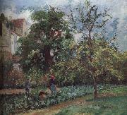 Camille Pissarro orchards painting
